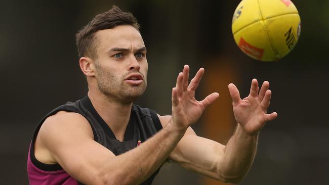 Karl Amon has made a successful move to Hawthorn’s defence. Picture: Daniel Pockett/Getty Images