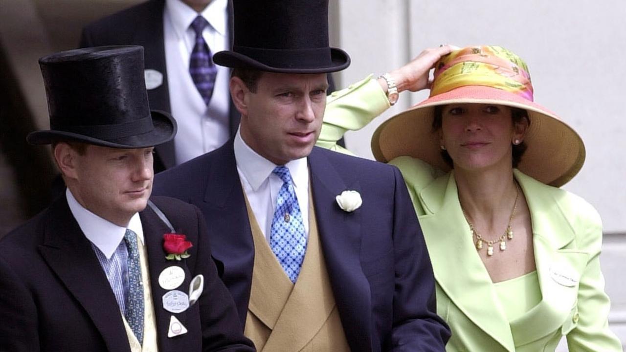 Prince Andrew, Duke Of York and Ghislaine Maxwell at Ascot.