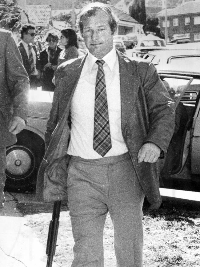 Rogerson armed with a shotgun in 1981.