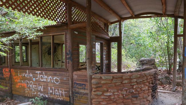 The main reception building at the abandoned Pajinka Wilderness Resort photographed in 2021. Cape York. Peter Carruthers