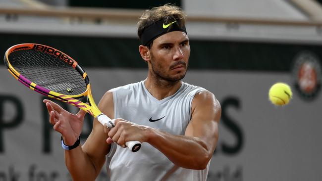 Rafael Nadal has raised concerns over the new Wilson balls to be used at the French Open. Picture: Getty Images