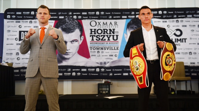 Jeff Horn takes aim at Tim Tszyu ahead of Aussie super-fight