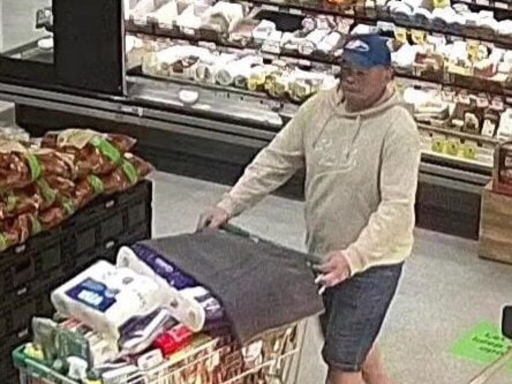 Police would like to speak to this man believed to be involved in a shop steal – unlawfully take away good (Photo: Queensland Police)