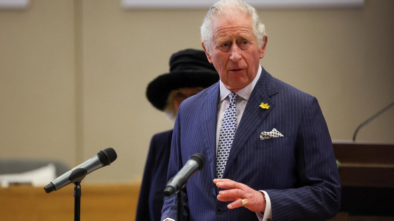 Prince Charles, Prince of Wales, speaks at a council meeting during his visit to Southend-on-Sea on March 1, 2022 in Southend, England. Picture: Matthew Childs-WPA Pool/Getty Images