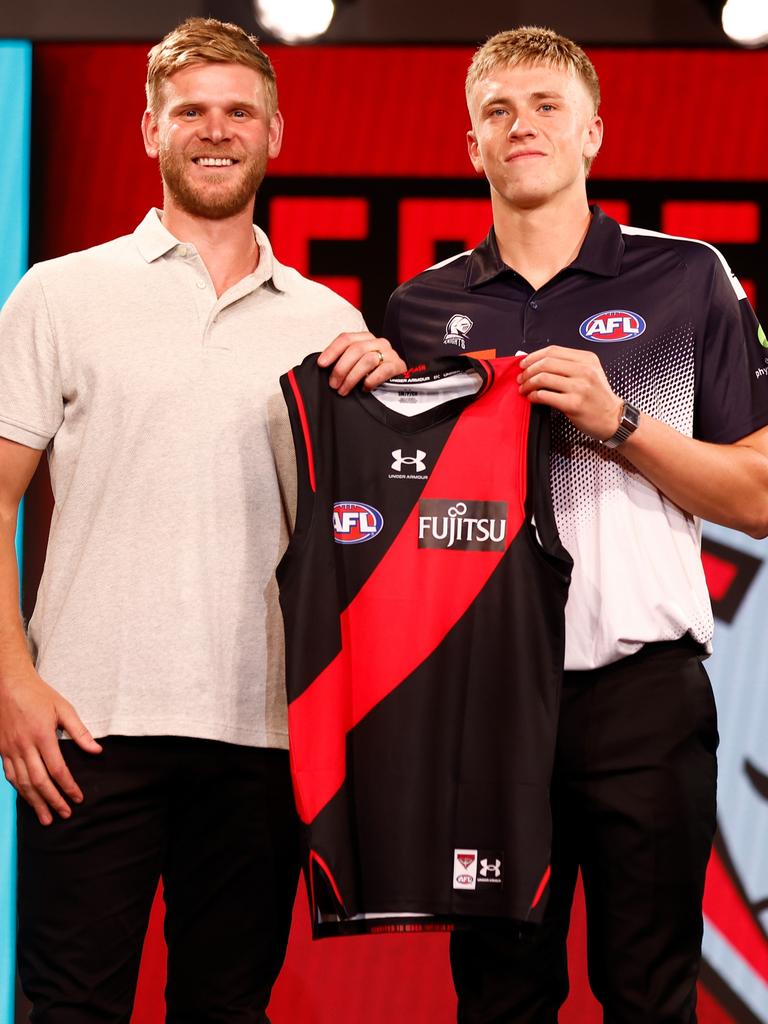 The Bombers secured Caddy after trading with Geelong. Picture: Michael Willson/AFL Photos