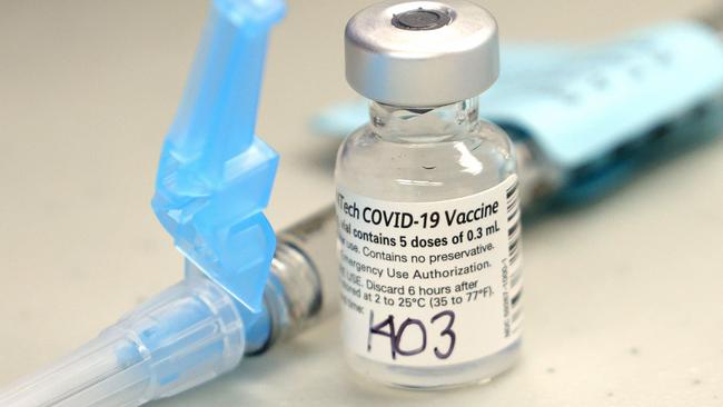 Any failures or disappointments around the expected success of the global Covid vaccination effort will weigh heavily on investor confidence. Picture: Win McNamee/Getty Images/AFP