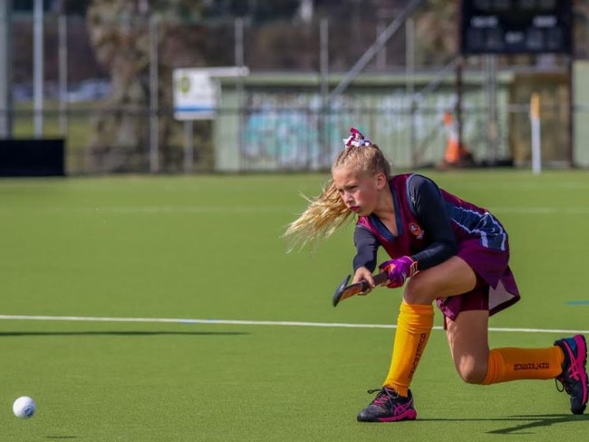 Rockhampton hockey young gun Sienna Harmsworth.