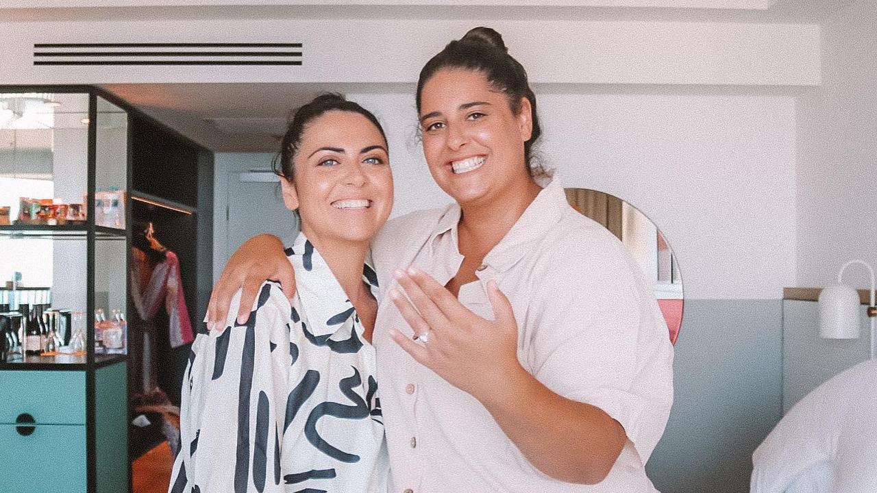 Stephanie Pascoe and Megan McKee had only had only been married for a few weeks before the accident at their property in the NSW Hunter Region. Picture: Instagram