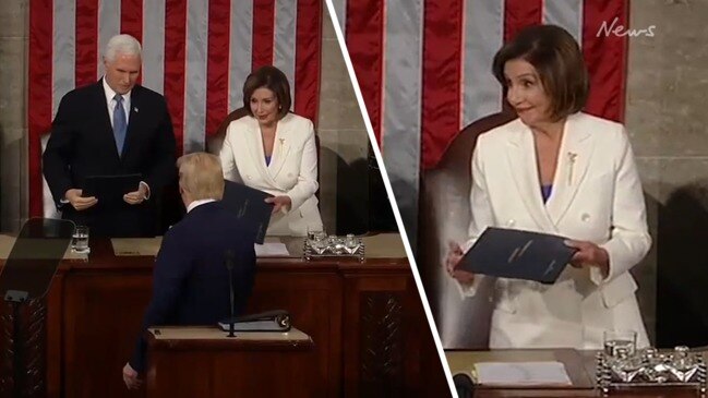 State of the Union: Trump rejects Pelosi's handshake