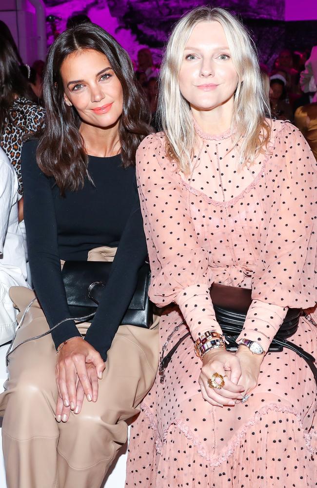 She sat front row with New York-based Australian Laura Brown, editor of US InStyle magazine. Picture: Zimmermann