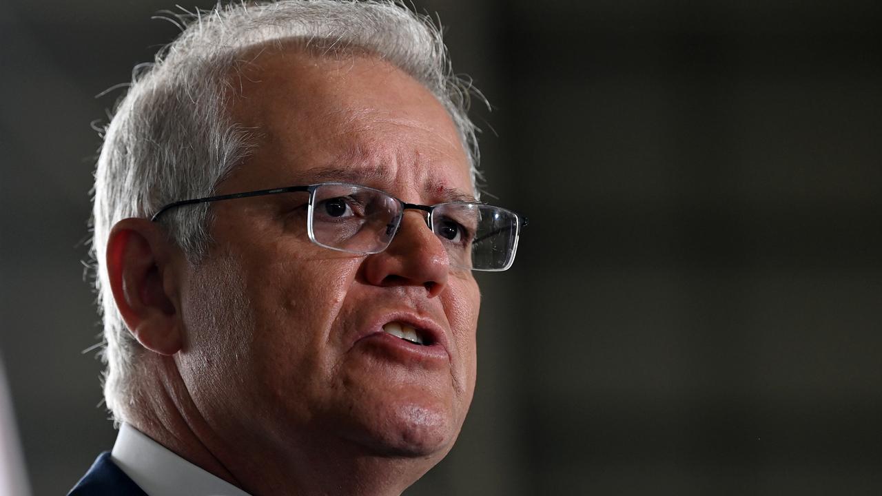 Scott Morrison has given his biggest hint yet that the international border could reopen sooner than you might think. Picture: NCA NewsWire/Bianca De Marchi