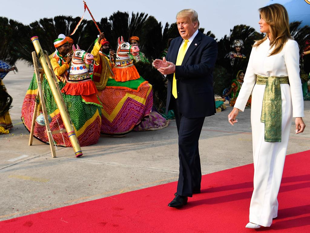 President Trump And Wife Melania Get A Warm Reception At A Stadium In ...