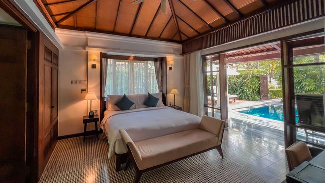 A honeymoon villa at The Anam Cam Ranh in Vietnam.