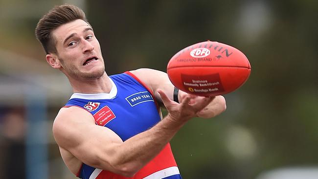 EDFL footy: Keilor V Aberfeldie. No 4 Kane Barbuto for Keilor. Picture: David Smith