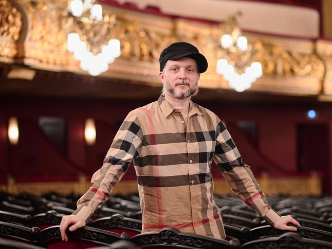 BARCELONA, SPAIN - FEBRUARY 27: Dancer and choreographer, Sidi Larbi Cherkaoui poses for a portrait at Gran Teatre Del Liceu on February 27, 2024 in Barcelona, Spain.  (Photo by Mario Wurzburger/Getty Images)