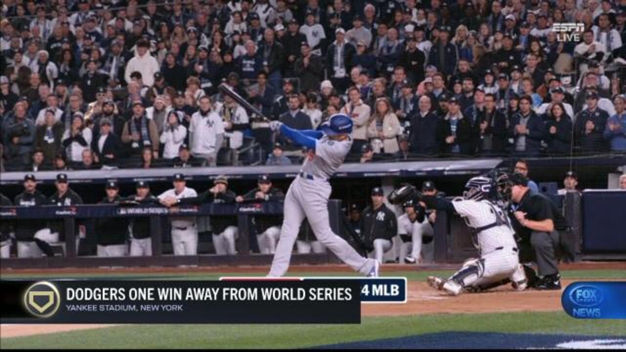 Dodgers one win from 8th world series