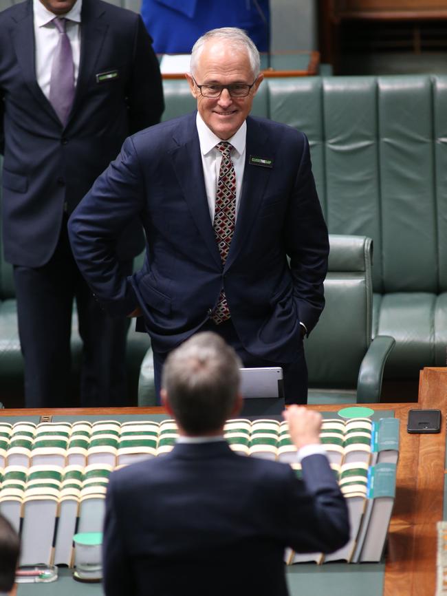 Prime Minister Malcolm Turnbull, pictured during last year’s Closing the Gap statement, has announce a “refresh” of the initiative’s targets. Picture: Gary Ramage