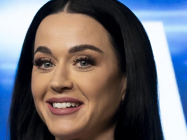 MELBOURNE, AUSTRALIA - SEPTEMBER 26:  Katy Perry attends the media call for the AFL 2024 Telstra Pre-Game Entertainment at Melbourne Cricket Ground on September 26, 2024 in Melbourne, Australia. (Photo by Sam Tabone/Getty Images)