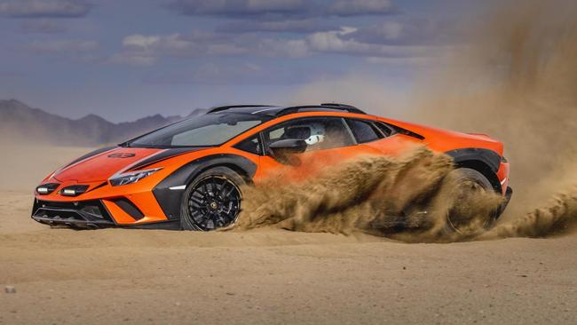 In action: the Lamborghini Huracan Sterrato