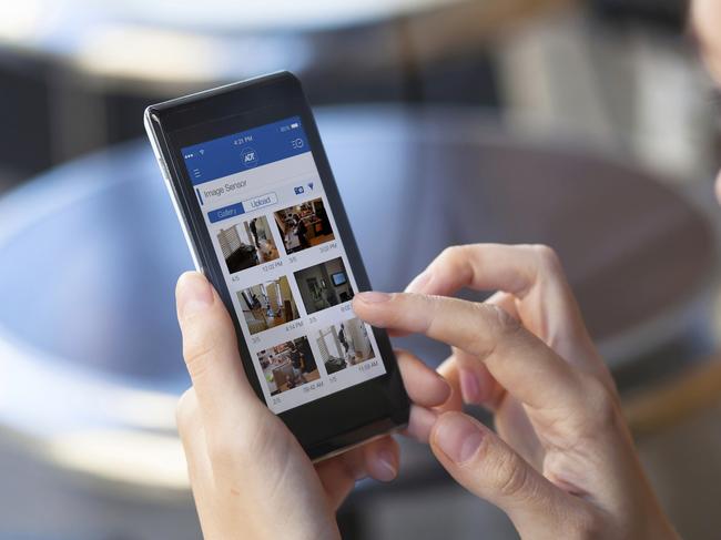 F38product: smart phone security monitoring. Photo supplied.