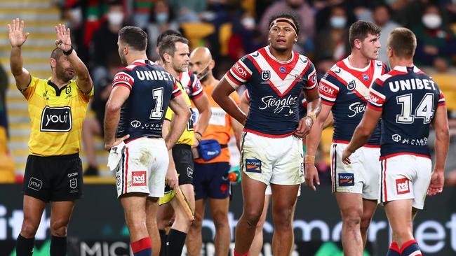 Referees, for too long, have been taking the softer option in regards to officiating games. Picture: Chris Hyde/Getty Images