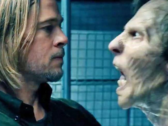 Brad Pitt in World War Z, a film vastly different to the original novel on which it was — sort of — based.