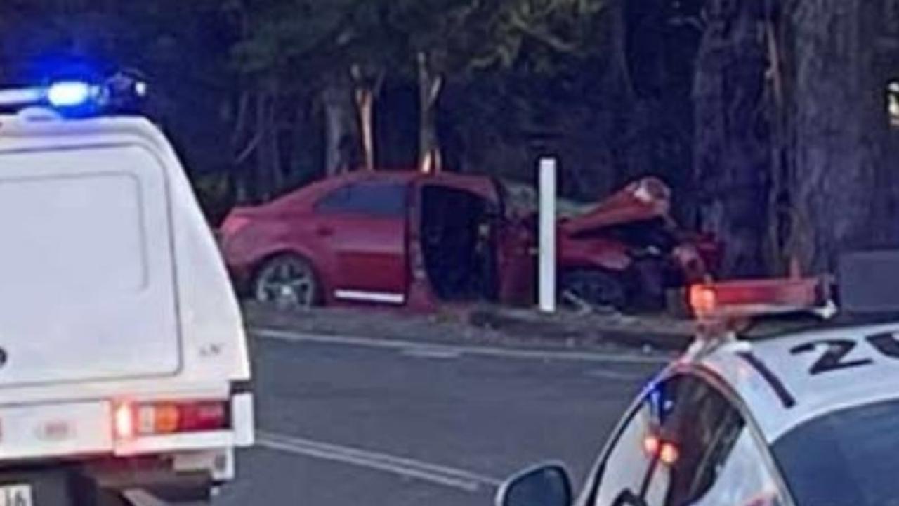 Two people died and a third is under police guard after a crash in Brooloo in the Gympie hinterland on Monday afternoon.