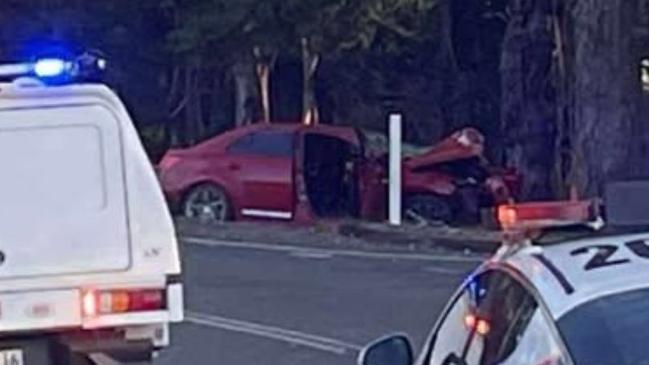 Two people died and a third is under police guard after a crash in Brooloo in the Gympie hinterland on Monday afternoon.