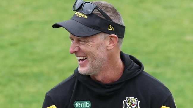 Richmond coach Damien Hardwick has been a keen advocate for medicinal cannabis. Picture: David Crosling