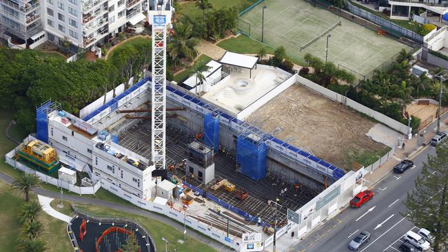 The former Fish House site at Burleigh is being redeveloped to make way for a tower.