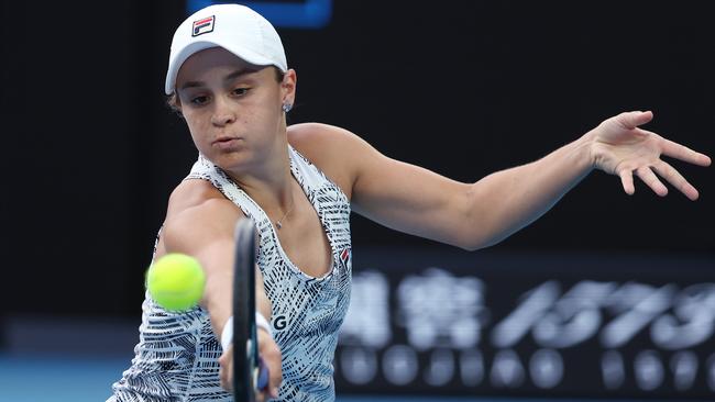 Aussie tennis legend Ash Barty would have loved a game of tennis on the waterfront. Picture: Michael Klein