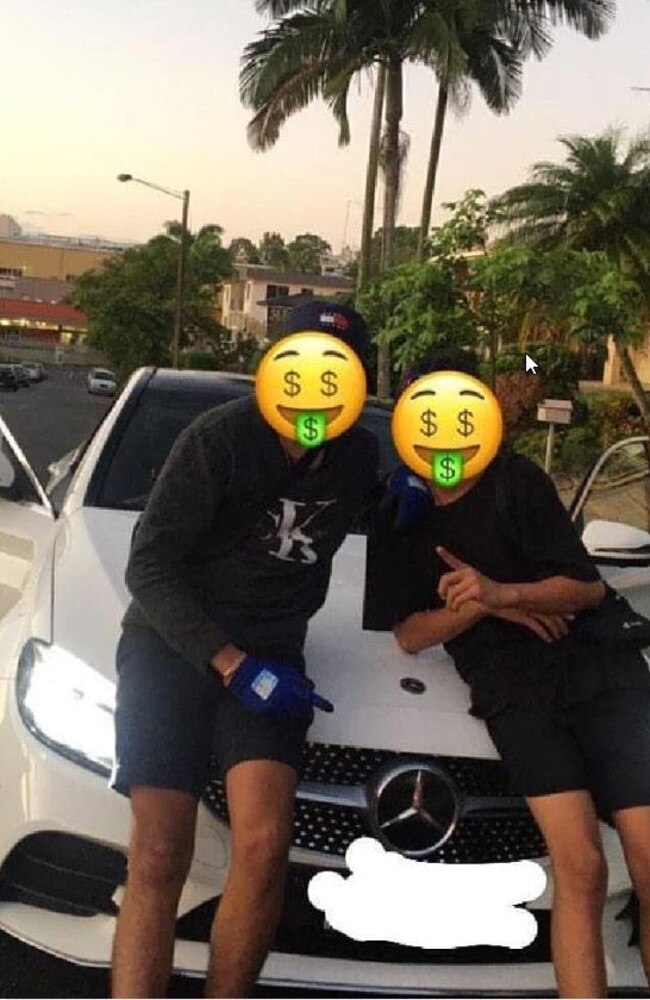 Young criminals have been taunting police on social media.