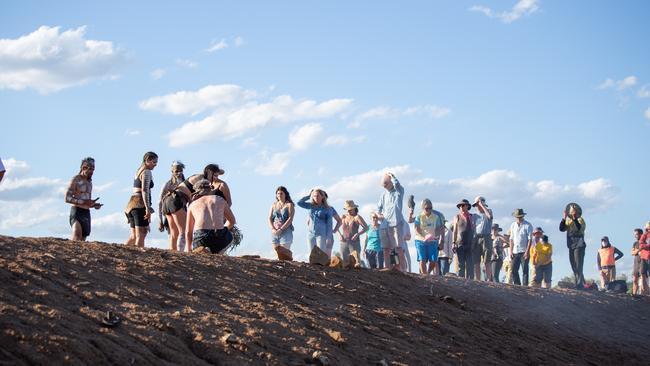 Protesters say they will stay until Bravus, formerly known as Adani, stops work at the mine site. Picture: Contributed