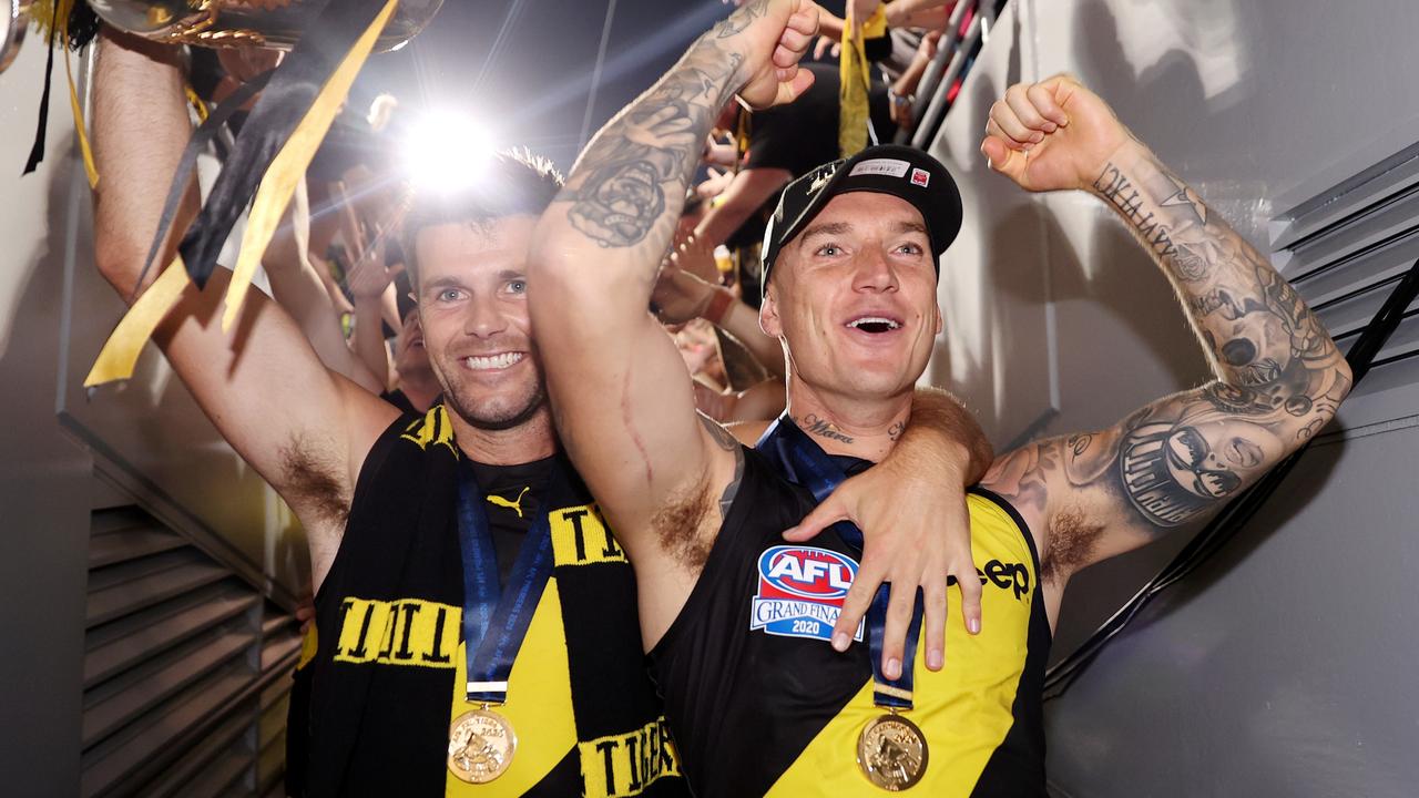 Trent Cotchin and Dustin Martin have shared some special times. Picture: Michael Klein