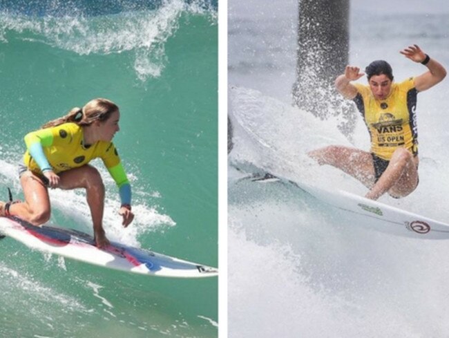 Macy Callaghan and Tyler Wright ready to battle when surfing resumes at the Swatch Pro