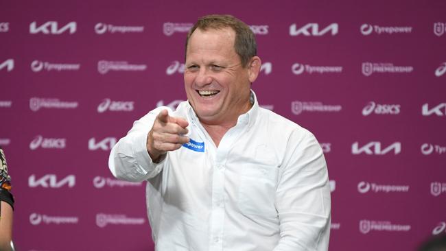 NRL 2022 RD12 Brisbane Broncos v Gold Coast Titans – Kevin Walters Coach Press Conference Photo NRL photos