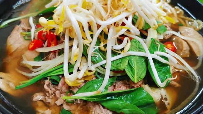 Pho Pasteur’s beef pho. Picture: Facebook