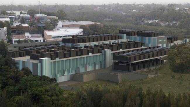 A concept plan of the $216 million facility in Lane Cove West.