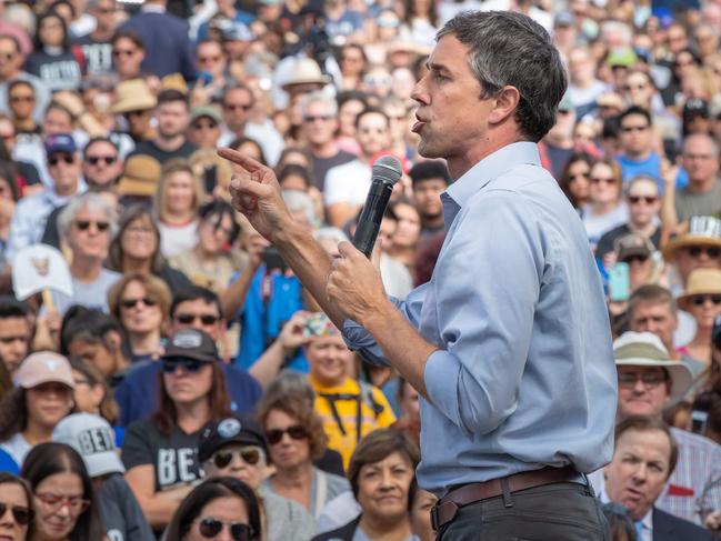 The Democratic candidate for the US Senate in Texas, Beto O’Rourke is challenging incumbent Republican Senator Ted Cruz in one of the most expensive and closely-watched races in the midterm elections. Picture: Suzanne Cordeiro/AFP