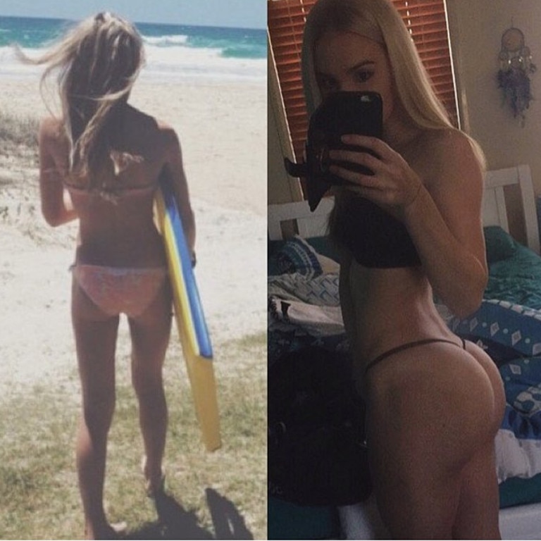 She regularly documents her progress online. Picture: Instagram / Tammy Hembrow Fitness