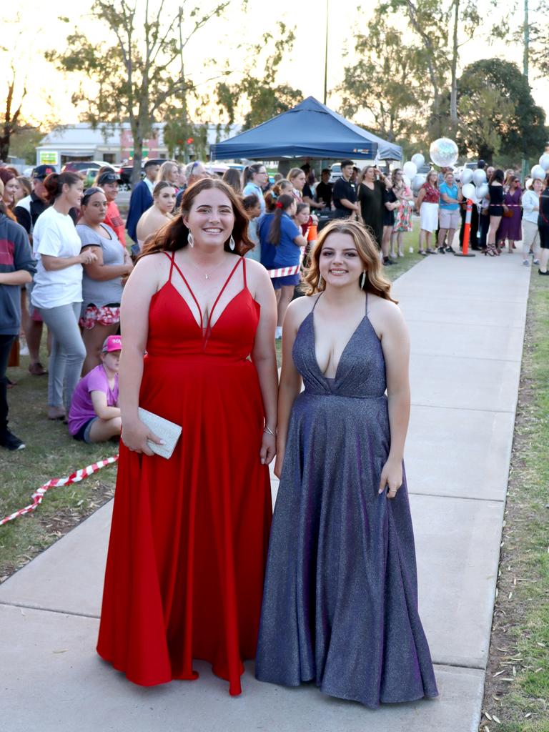 Montana Wilkins and Dakota Sheather. Oakey State High School formal. Photo Sean Federoff