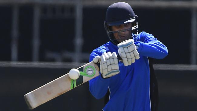 Haseeb Qureshi in action for Greenvale Kangaroos. Picture: Andy Brownbill