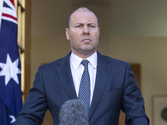 Australians in financial stress will also be able to access more of their money in superannuation, says Treasurer Josh Frydenberg. Picture: Gary Ramage