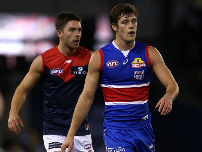 Kyle and Josh Dunkley, seen here during a 2019 AFL game, are set to be reunited at the Brisbane Lions. Picture: AAP