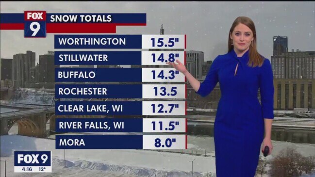 Minnesota Snow Totals Becoming Clear | The Australian