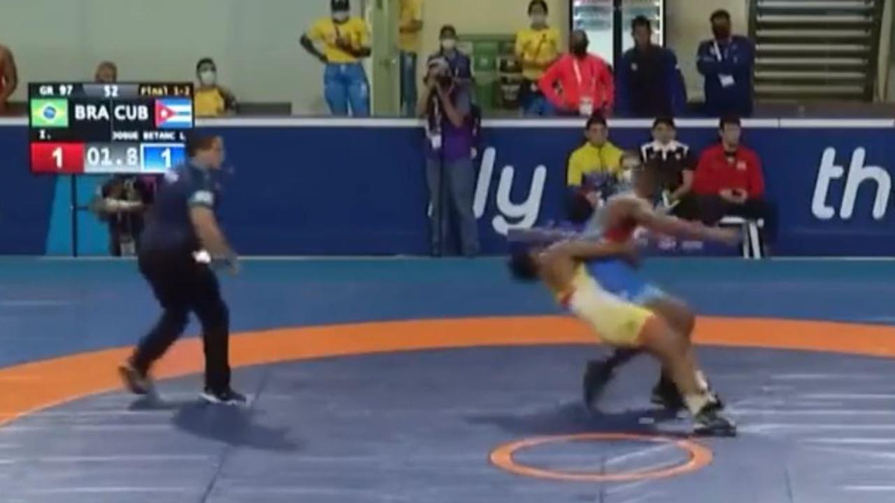 The Brazilian seized the moment and took down his unsuspecting opponent. Picture: Supplied