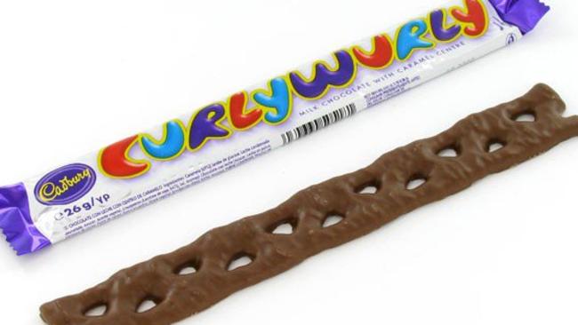 Curly Wurly ... not actually curly.