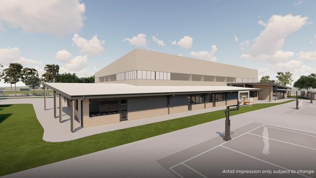 An artist’s impression of Riverdale Secondary School.