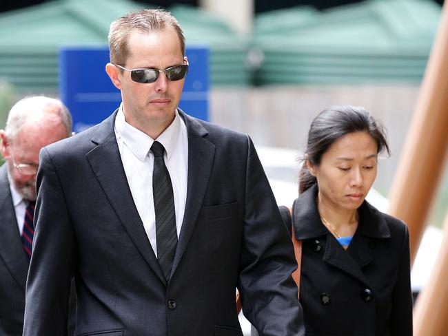 Chloe’s parents Anthony and Phurithee Murphy outside the Coroners Court. Picture: Norm Oorloff