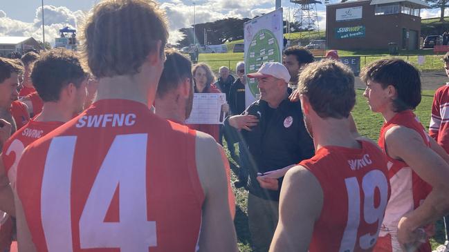 South Warrnambool coach Mat Battistello. Pictured: supplied